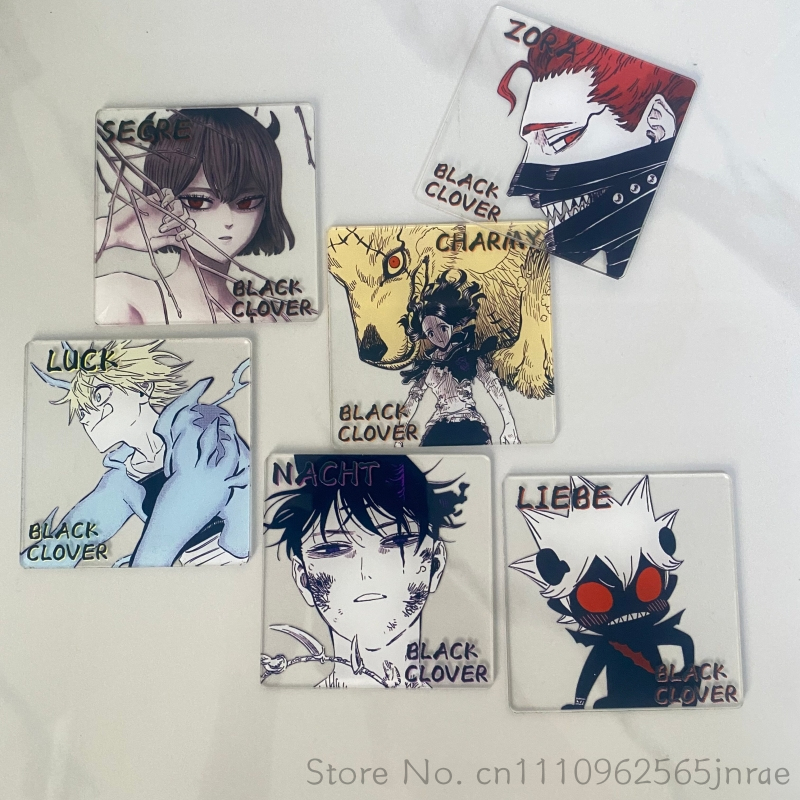 Office Furniture Used - Posavasos Acrílicos Creativos de Anime Black