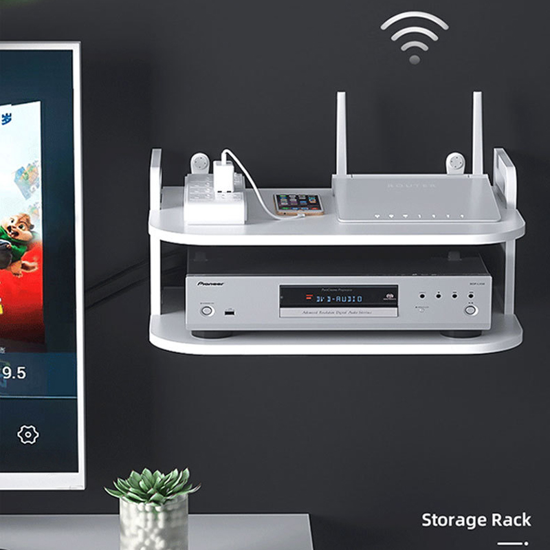 Wall Mounted Desk Fold - Estante Organizador de Cables para Router
