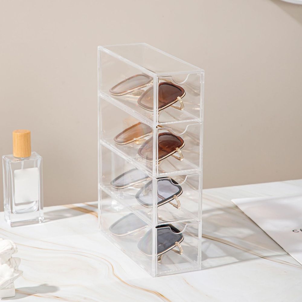 Drawer Organizer Tray - Caja de almacenamiento para gafas de