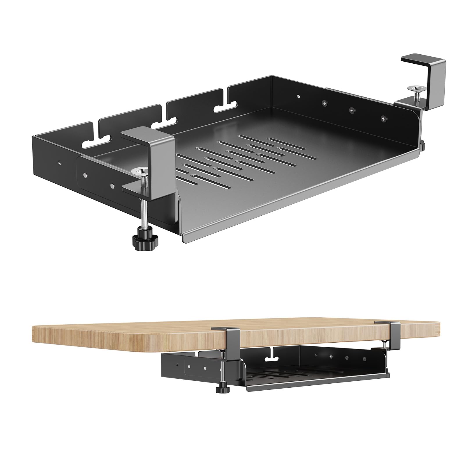 Gaming Desk With Hutch - Soporte para Laptop Debajo del Escritorio