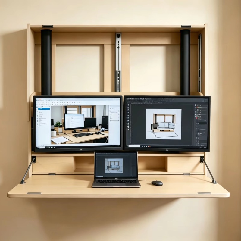 Wall Mounted Desk Fold - Estación de Trabajo para el Hogar