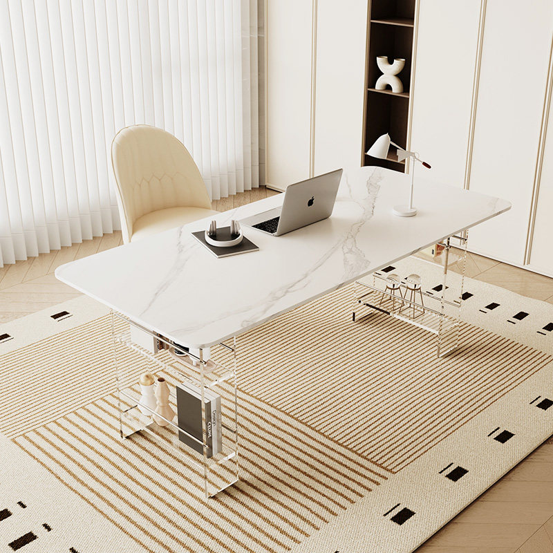 Office Furniture And Design - Escritorio Nórdico de Piedra Sinterizada de
