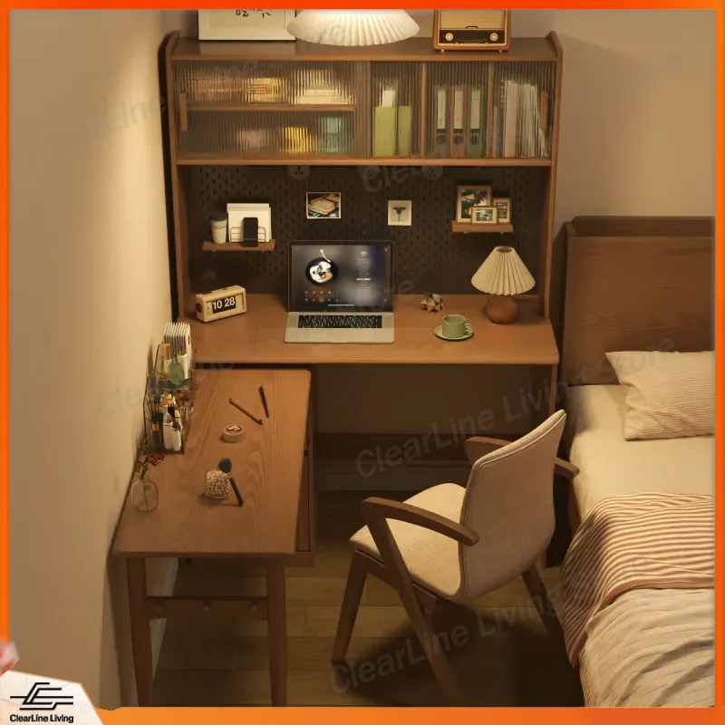 Wall Mounted Desk Fold - Escritorio Esquinero Plegable de Madera Maciza