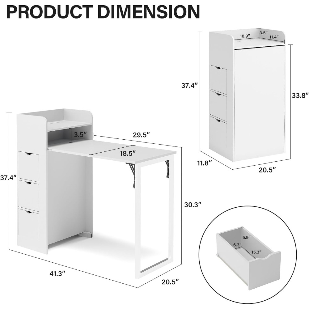 Escritorio Plegable de Pared,  - Wall Mounted Desk Fold reseña y precio