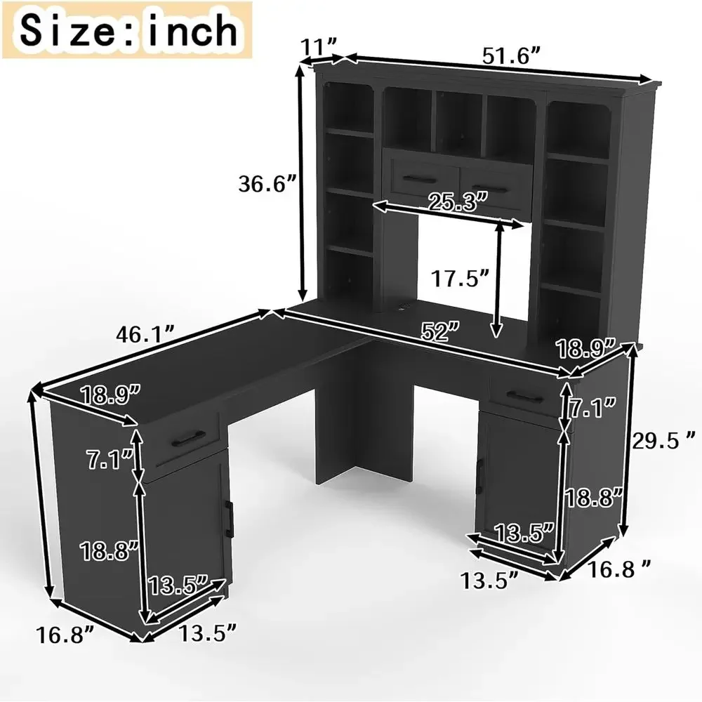 Escritorio de Oficina en Forma - Gaming Desk With Hutch reseña y precio