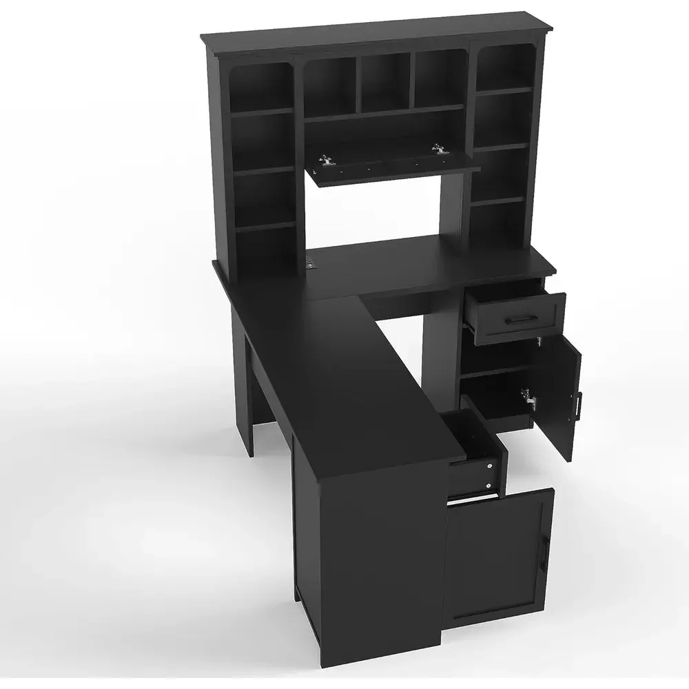Escritorio de Oficina en Forma - Gaming Desk With Hutch reseña y precio