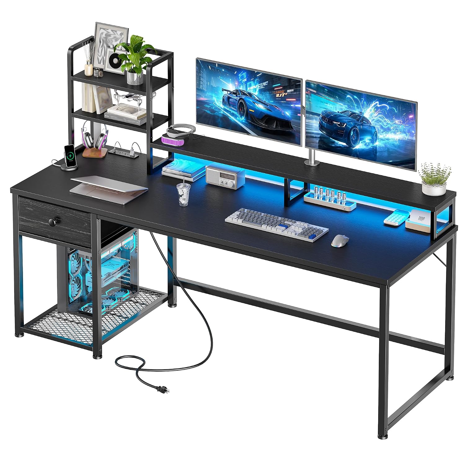 Escritorio para Juegos con Est - Gaming Desk With Hutch reseña y precio