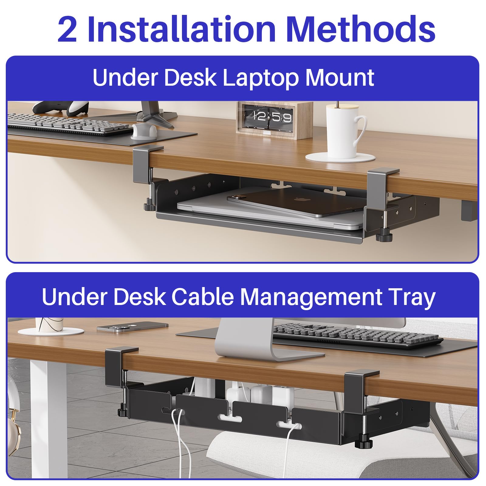 Soporte para Laptop Debajo del - Gaming Desk With Hutch reseña y precio