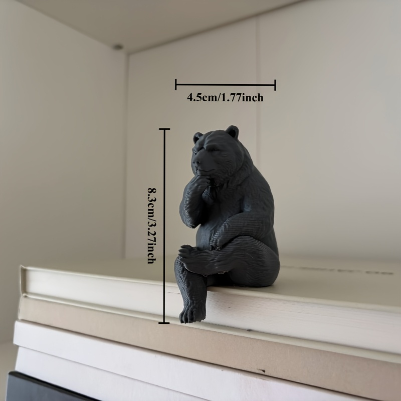 Figura Decorativa de Oso Senta - Office Furniture Wholesale reseña y precio