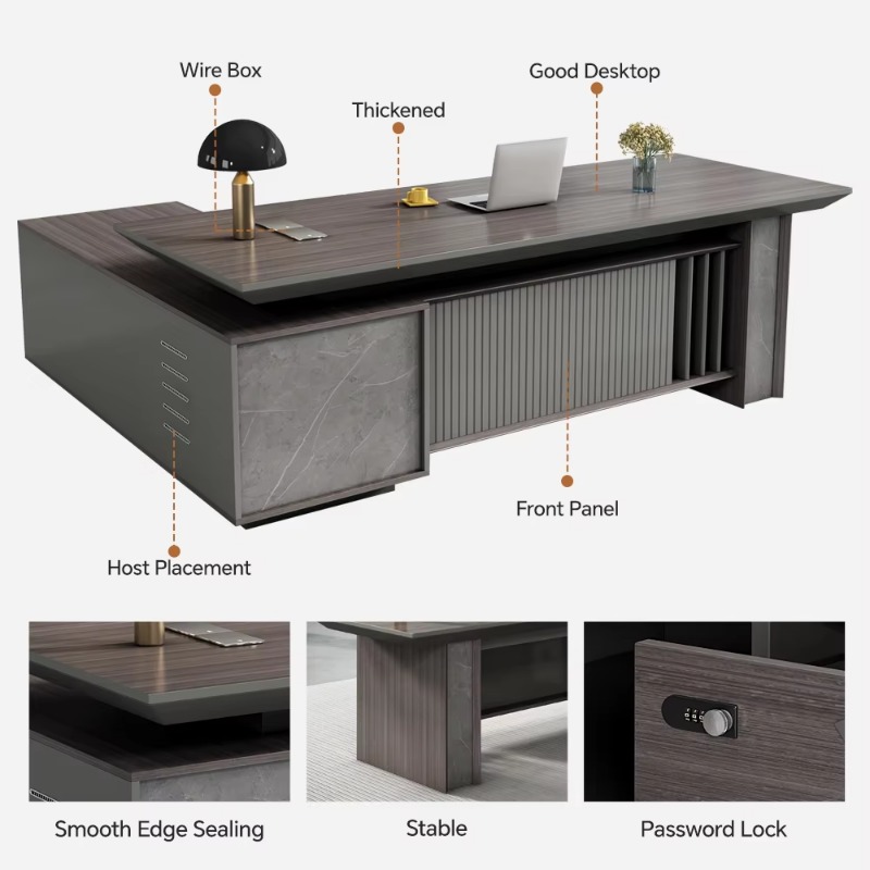Escritorio Ejecutivo Moderno e - Office Furniture Wholesale reseña y precio