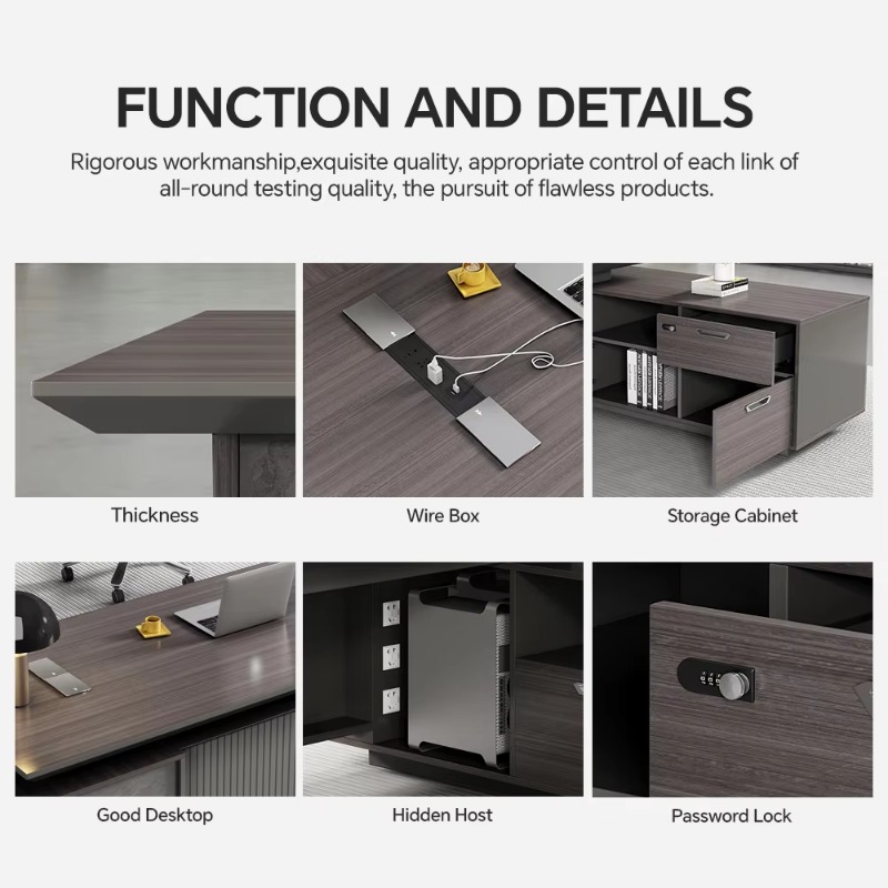 Escritorio Ejecutivo Moderno e - Office Furniture Wholesale reseña y precio