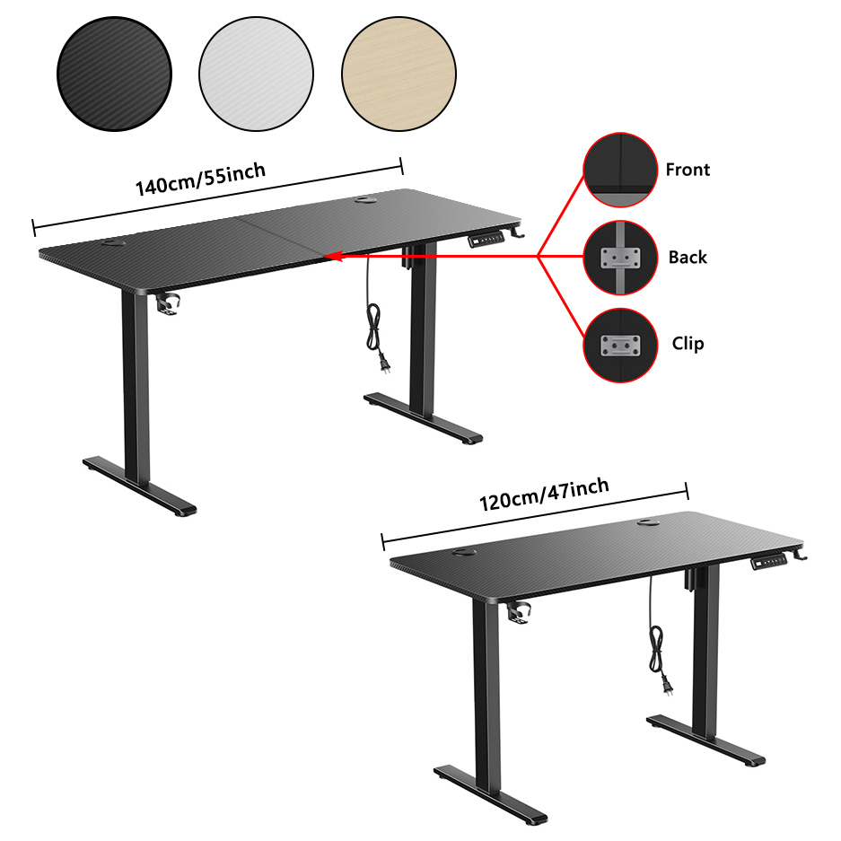 Escritorio Ajustable en Altura - Gaming Desk With Hutch reseña y precio