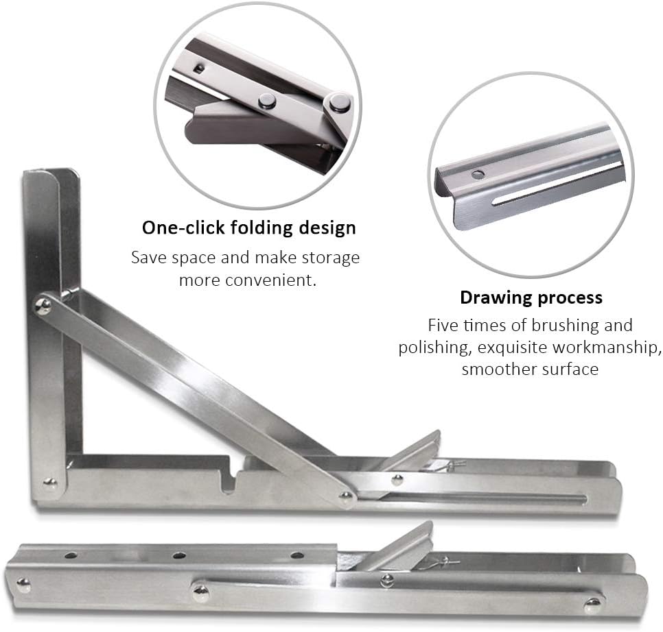 Soporte plegable para estante, - Wall Mounted Desk Fold reseña y precio