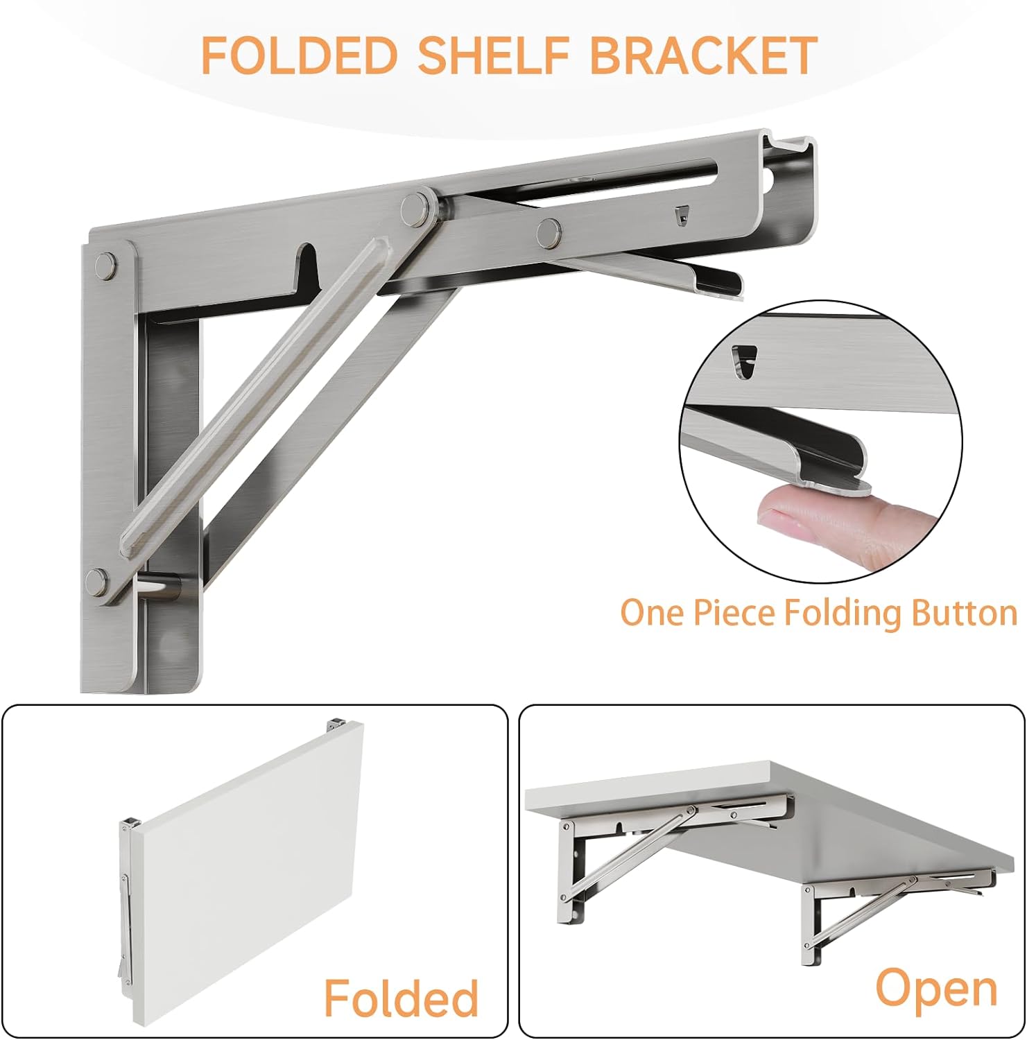 Soporte plegable para estante, - Wall Mounted Desk Fold reseña y precio