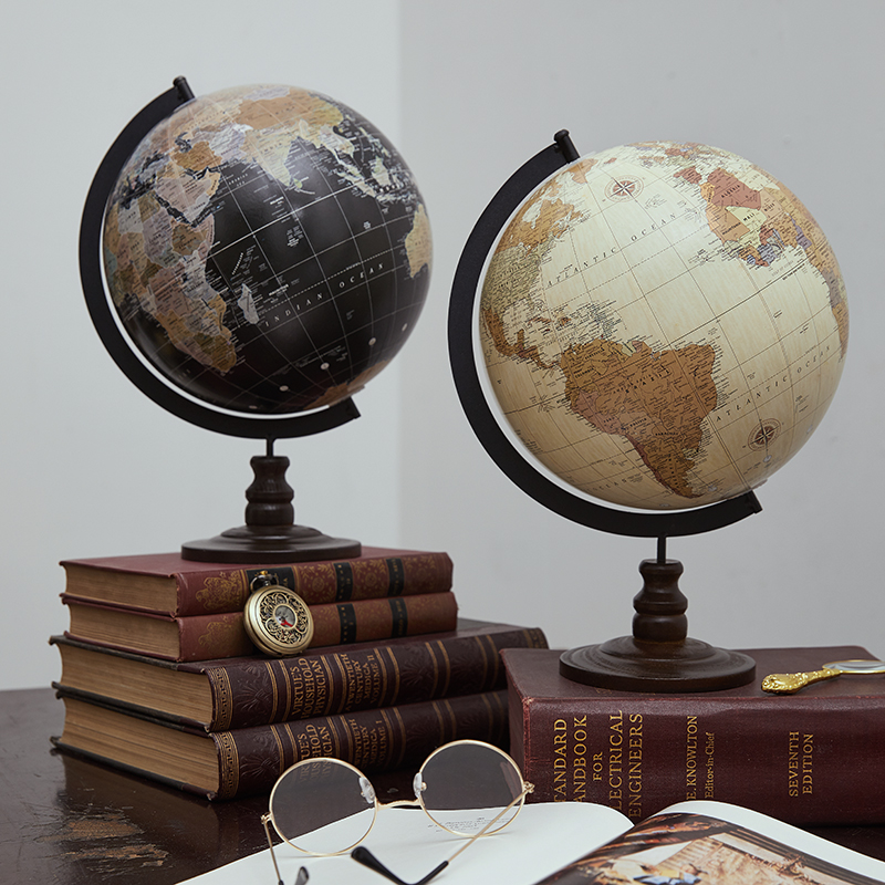 Globo del mundo de madera para - Office Furniture Wholesale reseña y precio